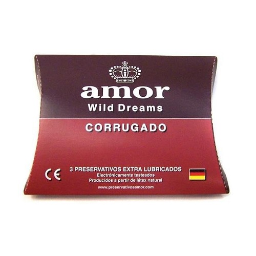 Preservativos Amor Corrugado 3 Unidades
