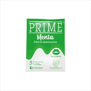 PRESERVATIVOS PRIME Sabor Menta x 3