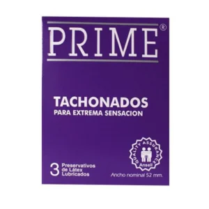 PRESERVATIVOS PRIME TACHONADOS X3