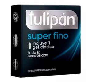 Preservativos Tulipán Super Fino 3 Unidades