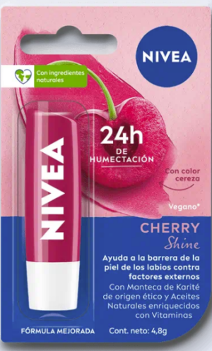 PROTECTOR LABIAL HUMECTANTE CHERRY SHINE