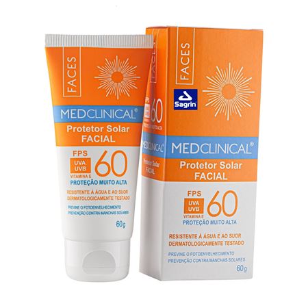 Protector Solar Facial Medclinical FPS 60 60 g