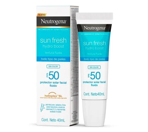 Protector Solar Facial Neutrogena Sun Fresh Hydro Boost Fps50 40 Ml