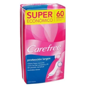 PROTECTORES DIARIOS CAREFREE PROTECCION LARGO X60