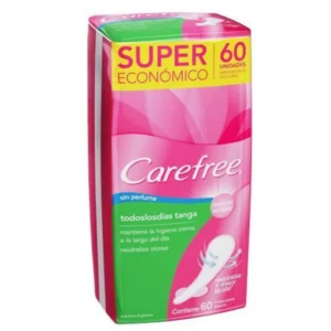 PROTECTORES DIARIOS CAREFREE TODOS LOS DIAS TANGA S/PERFUME X60