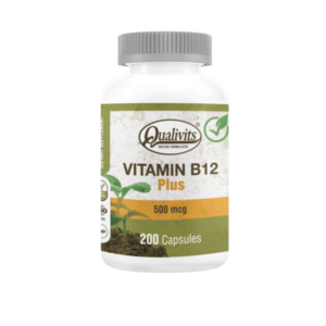 QUALIVITS VITAMIN B12 PLUS 200 CAPSULAS