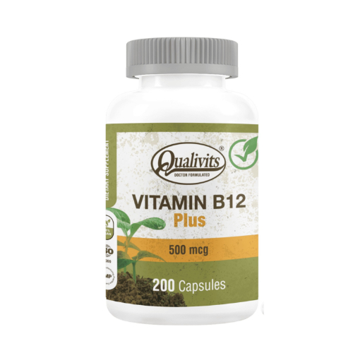 Qualivits Vitamina B12 plus 500mg 200 cap