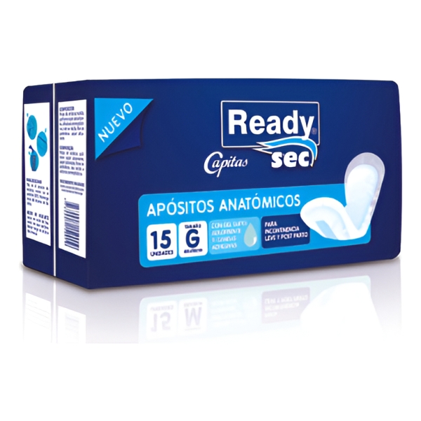 Ready Sec Capitas Apositos G 15 Unidades