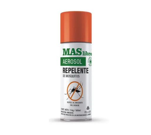 Repelente En Aerosol Mas Libre 165 Ml