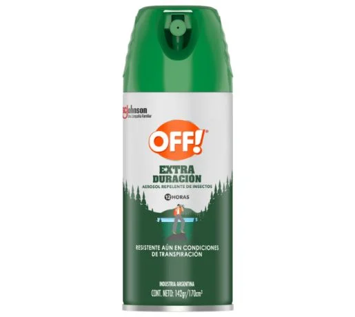 Repelente OFF En Aerosol Extra Duración 170Ml
