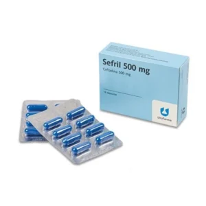 SEFRIL 500 MG X 16 CAPSULAS