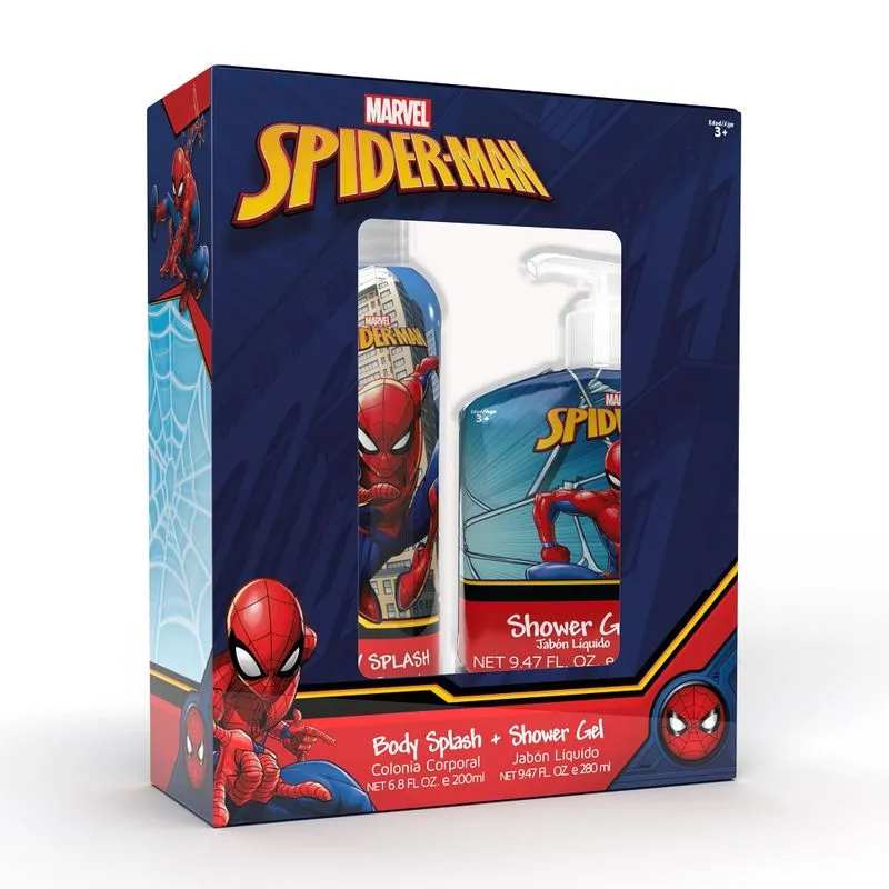 Set Disney Spiderman Body Splash + Shower Gel x 200 ml