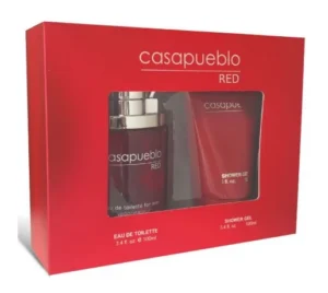 Set Perfume Casapueblo Navy Red Edt 100 Ml + Gel De Ducha 100 Ml