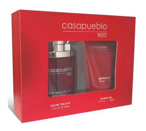 Set Perfume Casapueblo Navy Red Edt 100 Ml + Gel De Ducha 100 Ml