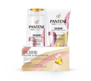 Shampoo Pantene Colágeno 300 Ml + Acondicionador 300 Ml