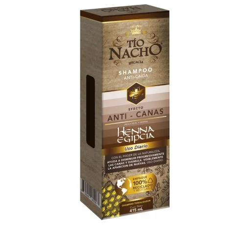 Shampoo Tio Nacho Anticanas Henna 415 Ml