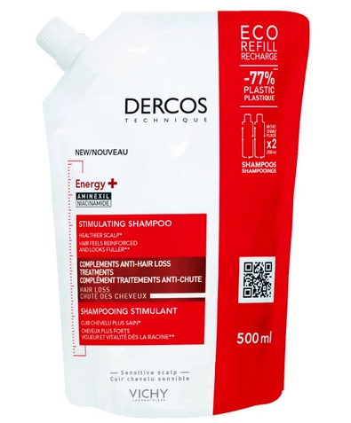 Shampoo Vichy Dercos Energizante Anticaída Recarga 500ml