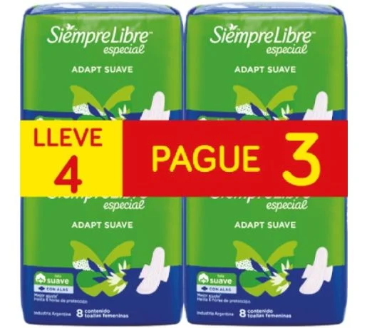 SIEMPRE LIBRE ESPECIAL ADAPT SUAVE 4X3