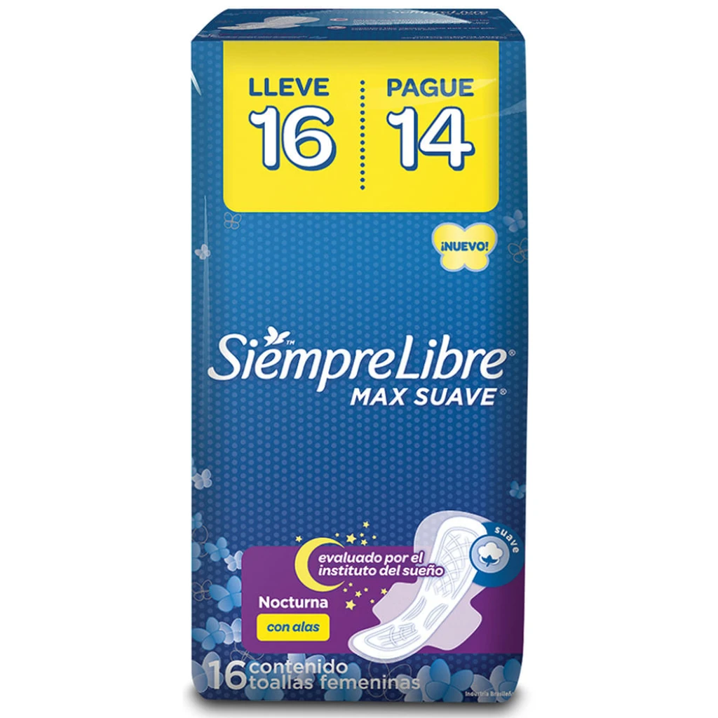 SIEMPRE LIBRE ULTRAFINA MAX SUAVE X16