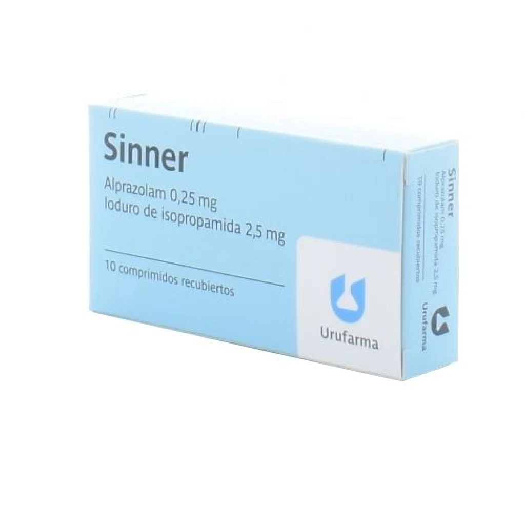 SINNER x10 COMPRIMIDOS