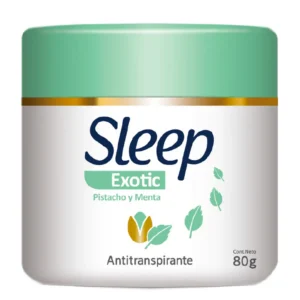 SLEEP EXOTIC CREMA ANTITRANSPIRANTE PISTACHO Y MENTA 80G