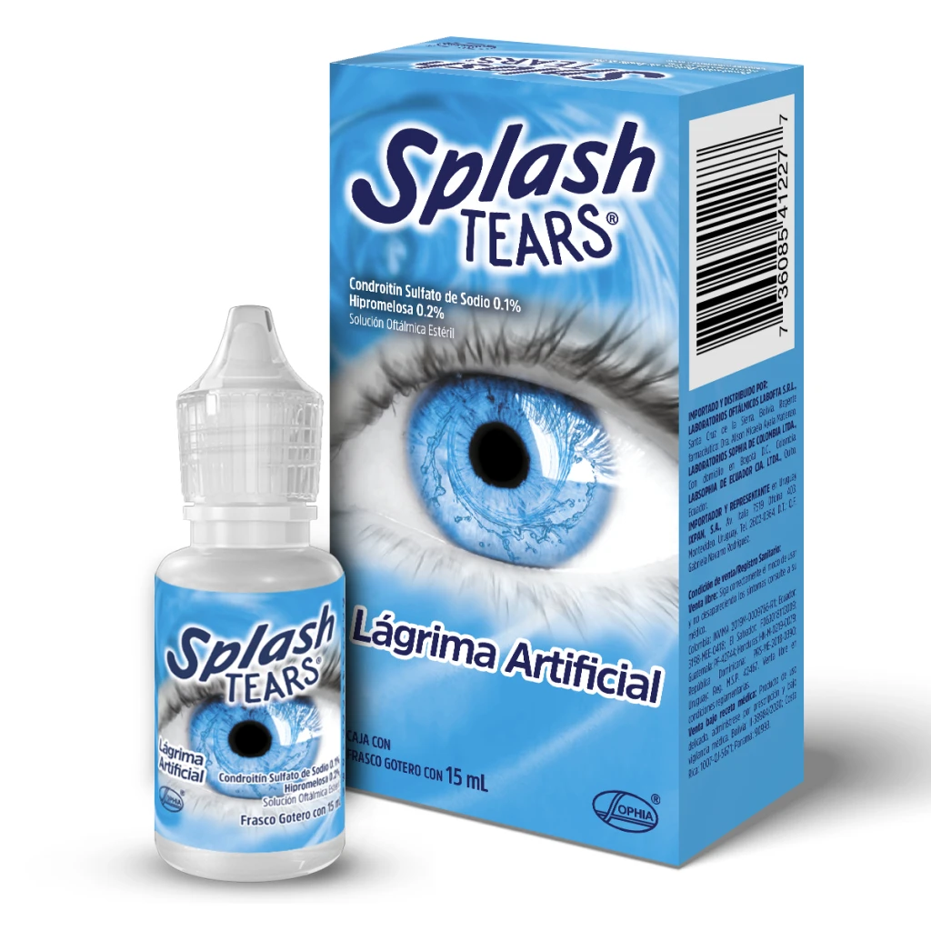 Splash Tears Lágrima Artificial Contra El Ojo Seco, GOTAS 15ML