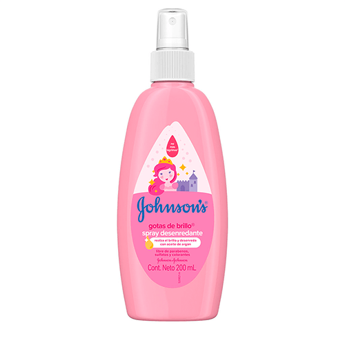 Spray para Peinar JOHNSON’S® Gotas de Brillo 200ml