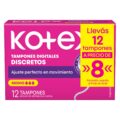 Tampones Kotex Medio - 12 Unidades