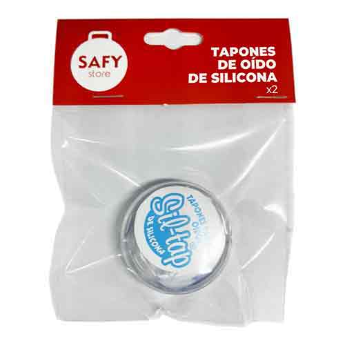 Tapones De Oído Sil Tap de Silicona 2 Unidades