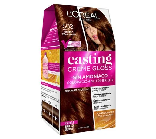 Tinta Casting Creme Gloss N°503 Golden chocolate