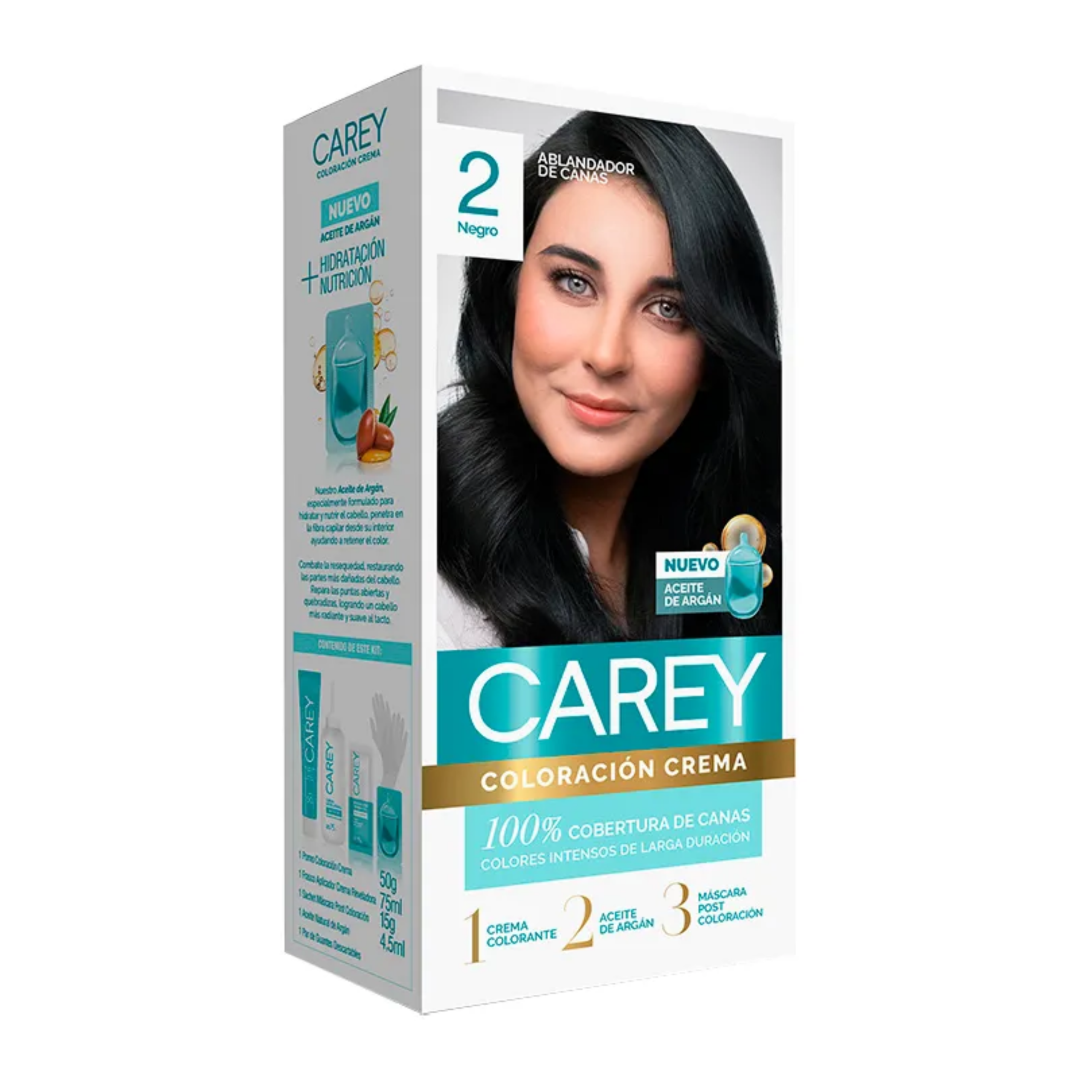 Tinta Coloración Carey Nro2 Negro