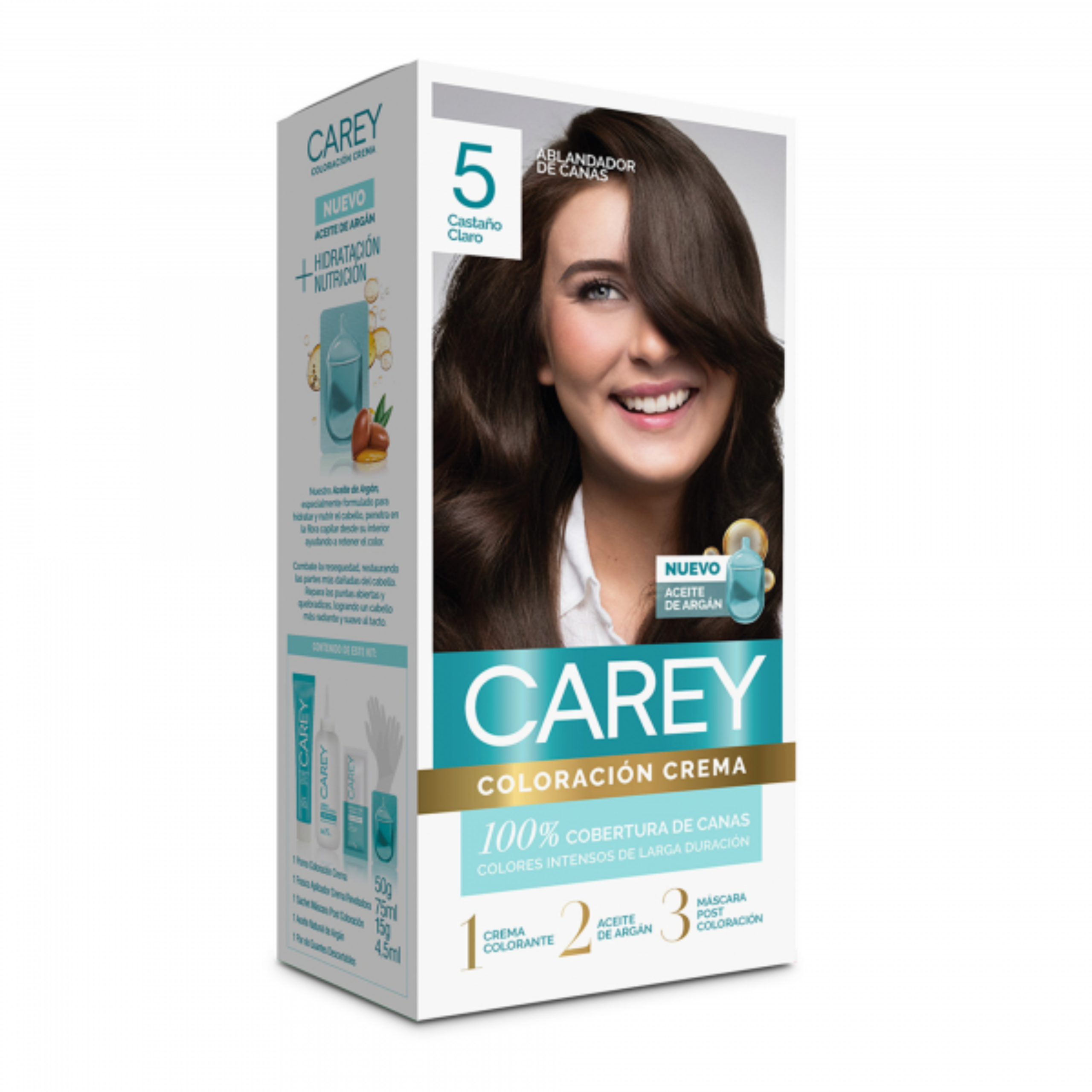 Tinta Coloración Carey Nro5 Castaño claro