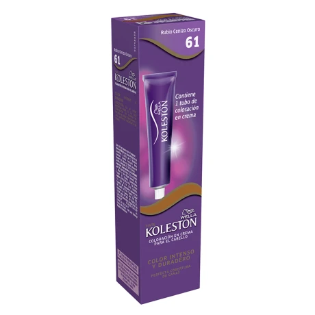 Tinta Koleston Pomo N°61 Rubio cenizo oscuro