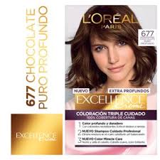 Tinta L'oréal Paris Excellence Creme N°677 Chocolate profundo