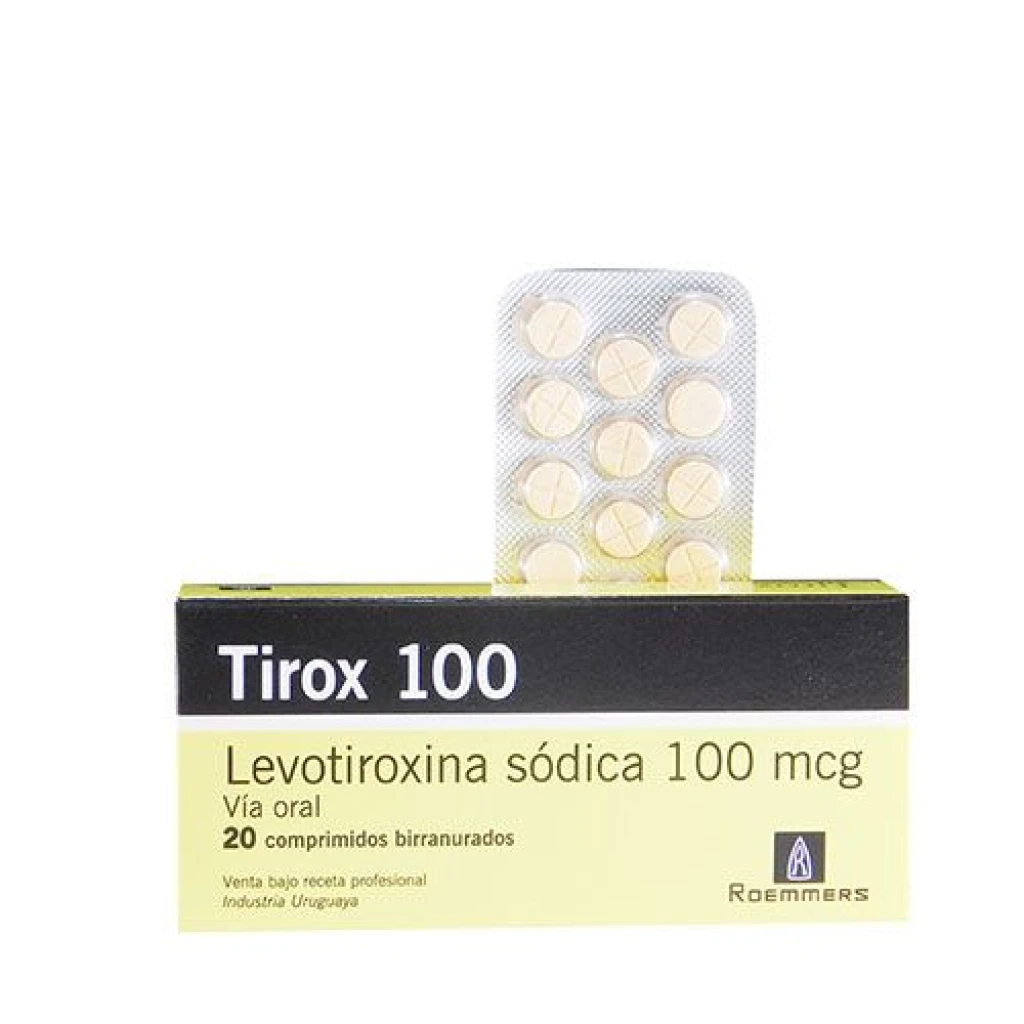 TIROX 100 MG 20 COMP RAN