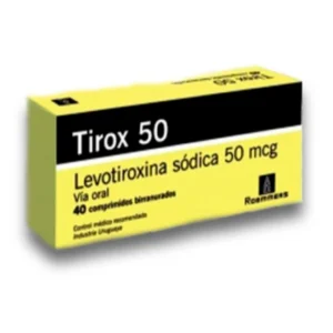 TIROX 50 MG 40 COMP RAN