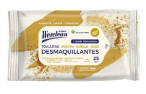 Toallitas Desmaquillantes Wetclean 25 Unidades