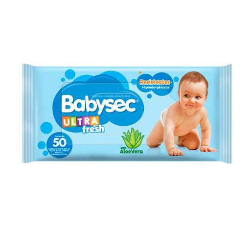 Toallitas Húmedas Babysec Ultra 50 Unidades