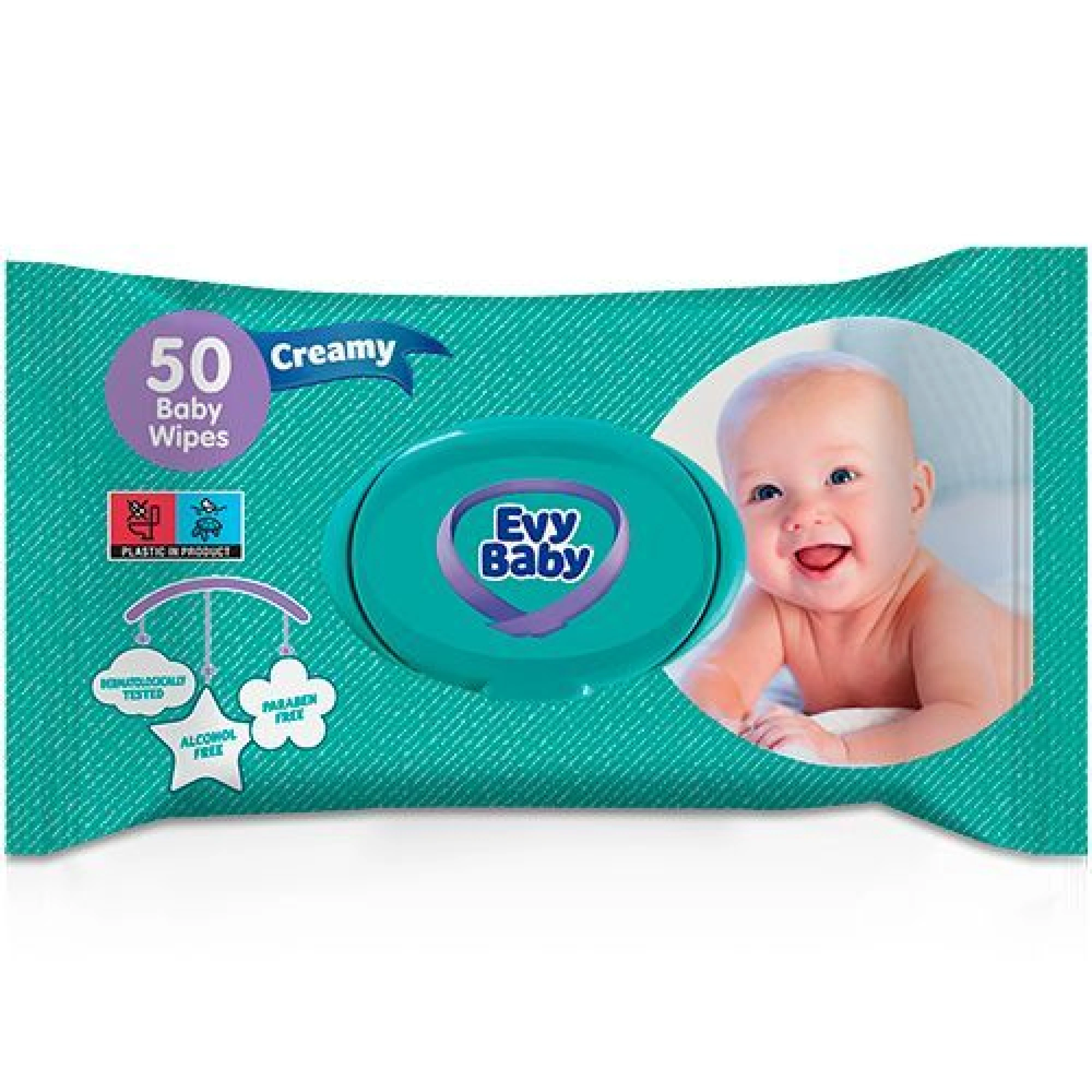 Toallitas Húmedas Evy Baby x50