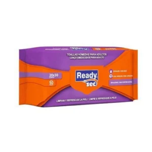 Toallitas Humedas Readysec Adulto 50 Unidades