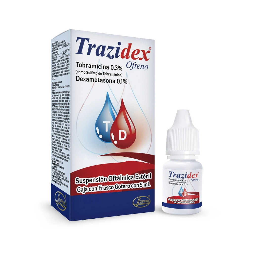 TRAZIDEX OFTENO 5 ML