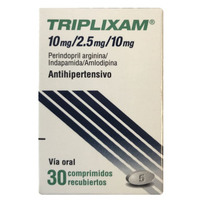 Triplixam 10 mg/2.5 mg/10 mg 30 Comprimidos