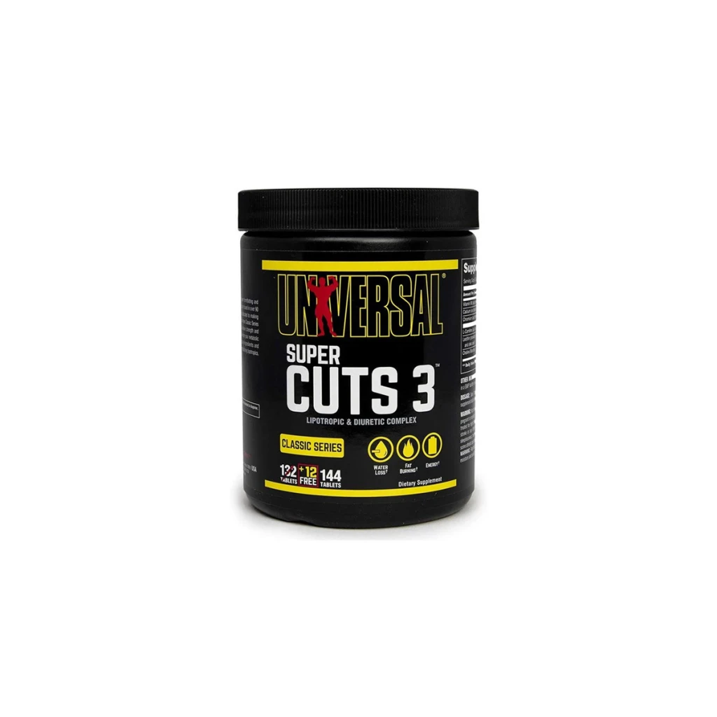 UNIVERSAL SUPER CUTS 3 DE 144 TABLETAS