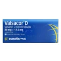 Valsacor D 80 mg/12.5 mg 45 Comprimidos
