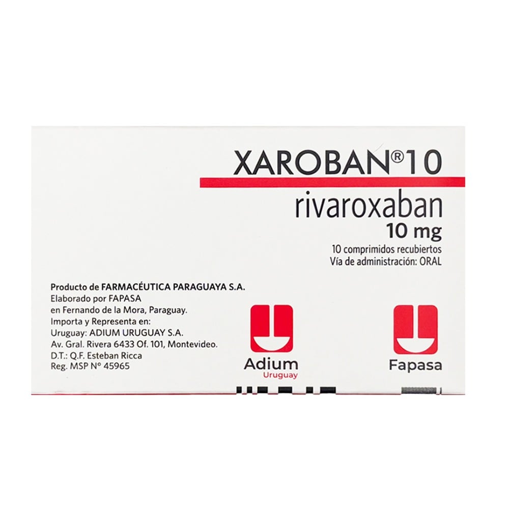 Xaroban 10 mg 10 Comprimidos