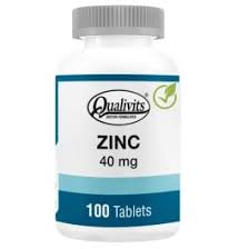 Zinc Qualivits 40 Mg 100 Tabletas